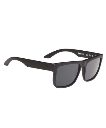 Spy Discord Soft Matte Black Sunglasses W/ Happy Grey Green Lense